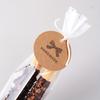 100PCS Round Kraft Paper Tags - 4cm Brown Handmade Gift Tags for DIY Crafts, Weddings & Party Favors ZSY
