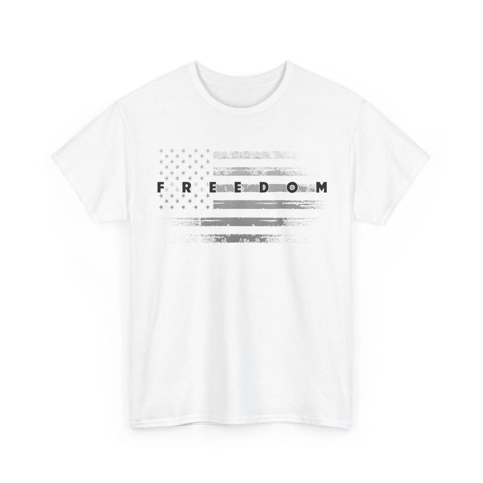Grunge American Flag Patriotic Pride Freedom Women Men T-Shirt S