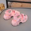Cool Girl Sandals | Hook & Loop Open-Toe Casual Sport Sandals Fashionable Soft Kids Shoes Elegant Children's Shoes