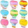 Yxsjas 45 Pieces Colorful Hot Air Balloons Cutouts Hot Air Balloons Name Tags Labels Classroom Bulletin Board Accents Paper For