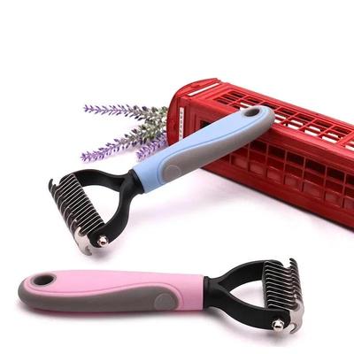1 Pieza Cortanudos Metálico para Mascotas Herramienta para Quitar el Pelo Aseo Canino Gato Peine Cepillo Diseño Simple y Conveniente