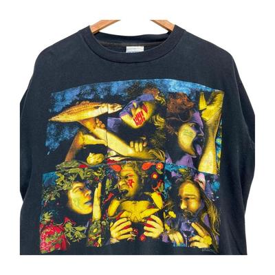 Vtg 90's The Tragically Hip Hop Black Short Sleeve Unisex T-shirt KH13967
