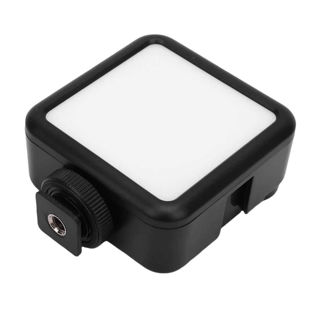 LED Camera Fill Light High Brightness 5600K LED Video Light with 3 Cold Shoe Mounts and Hot Shoe Base for Outdoor
