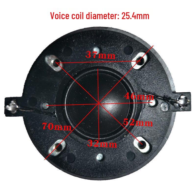 25.5mm Tweeter Speaker with 4-Inch Silk Dome and Round Frame