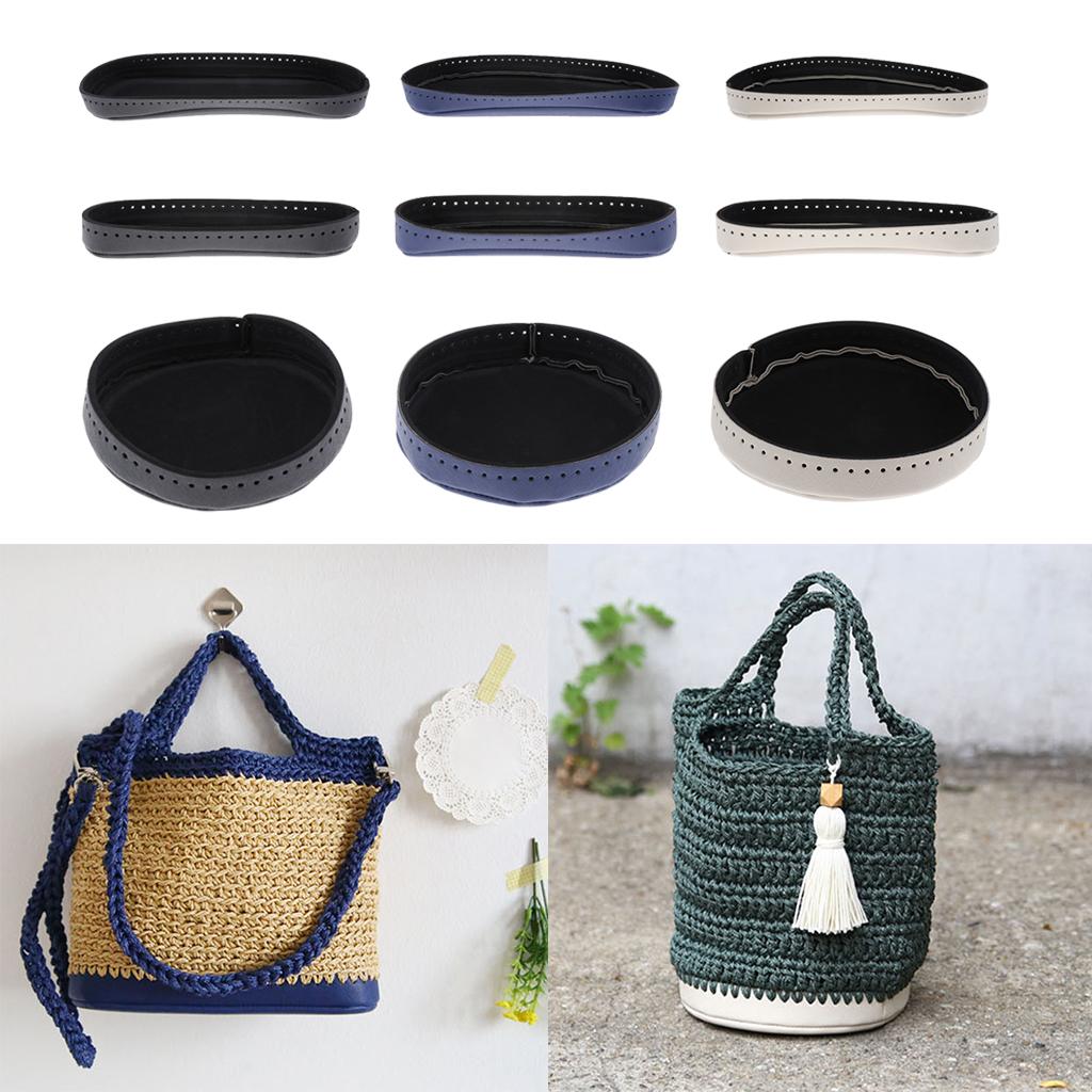 Sacs en Crochet, coussin façonneur de fond, coussin de Base pour la fabrication de sacs à main, bricolage