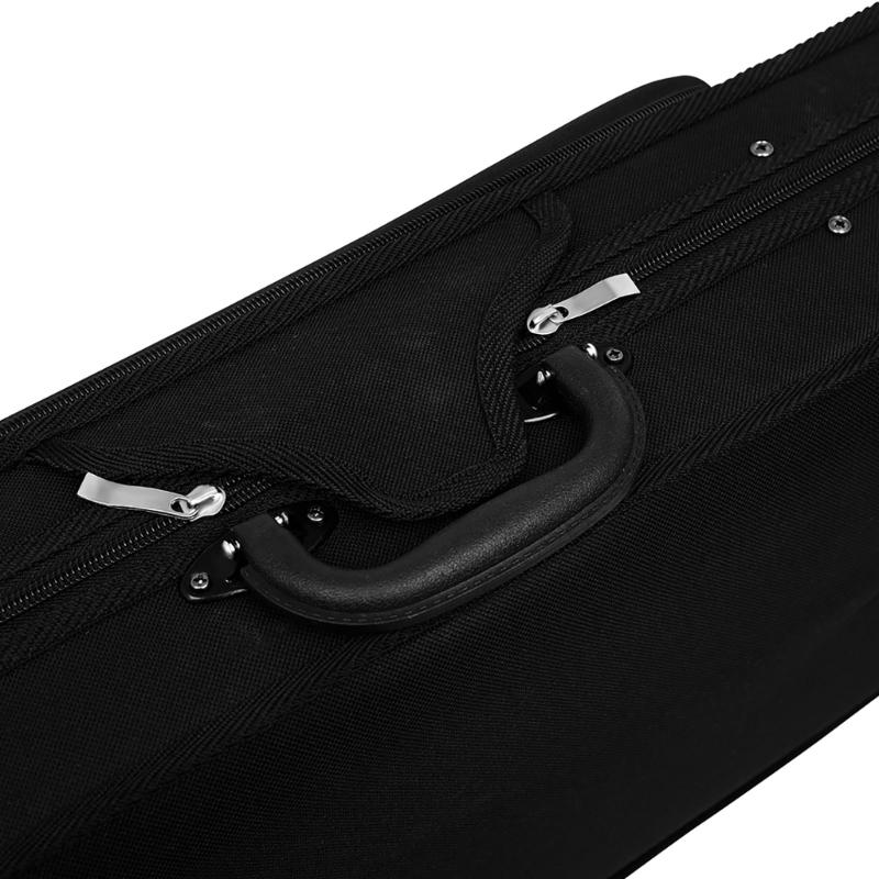 Oxford Fabric Violin Carry Transport Case With Shockproof Padding And Adjustable Shoulder Strap For 1/4 To 4/4 Violins