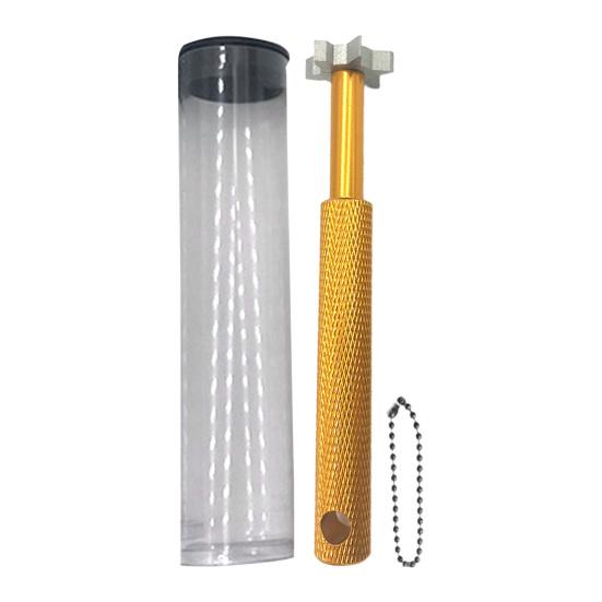 1 sett Golfkølle-sporsliper med 6 hoder Kompakt størrelse Gjenbrukbart 6-tips golfkølle-rengjøringsverktøy