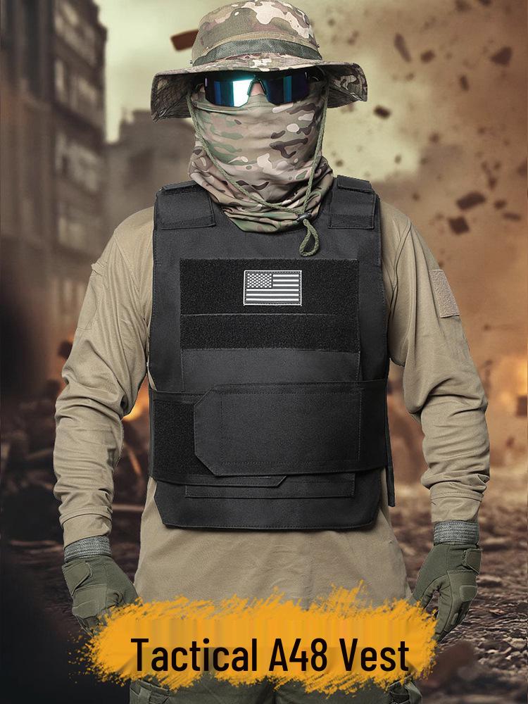 Cross-border Tactical Vest: Lightweight, Quick Release, Heavy Training Protective Gear for Outdoor Battle & CS