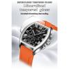 Man Wristwatch Fashion Luxury Waterproof Silicone Strap Quartz Men's Watches Sports Auto Date Chronograph Simple Clocks