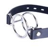 Aisle Adult Erotic Double Set Metal Gag with Round Mouth Plug for Women