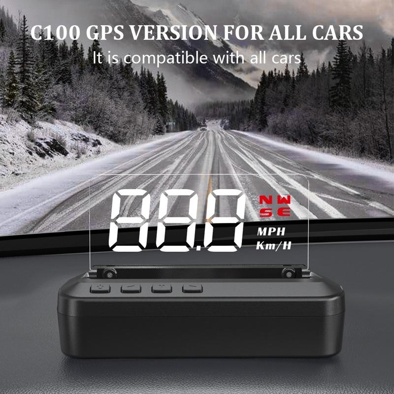 Auto GPS Head-Up Display Car Electronics HUD Projector Display Digital Car Speedometer Accessories for All Cars