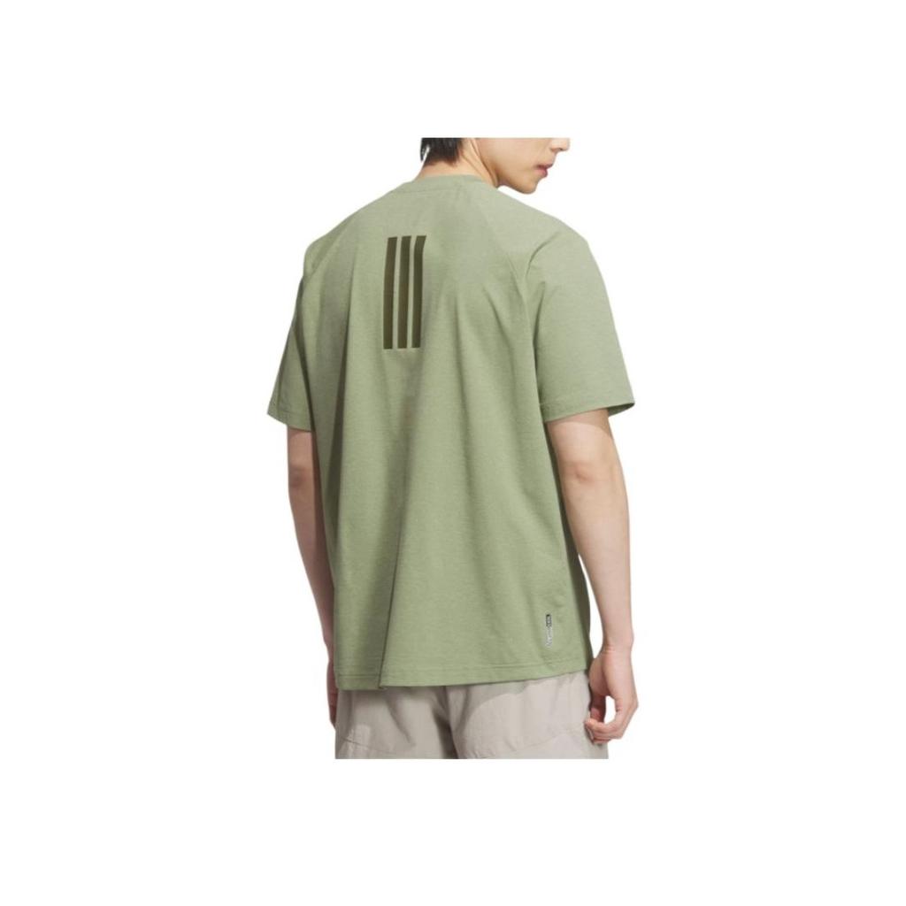 Adidas Climacool SS25 Modern Round Neck Fashion Comfortable Versatile Short Sleeve T-Shirt Men Tops KB5160