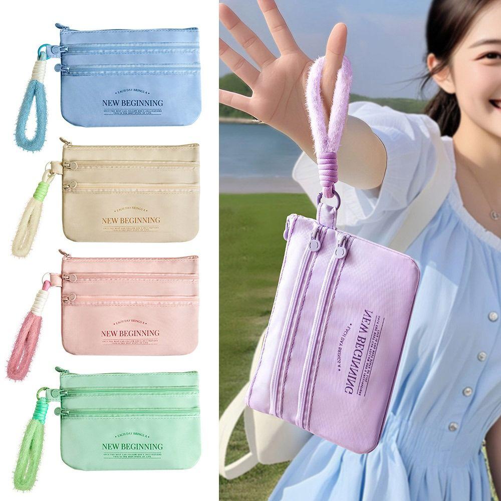 Oxford Cloth ID Storage Bag Three Layer Passport Protective Cover Travel Accessories
