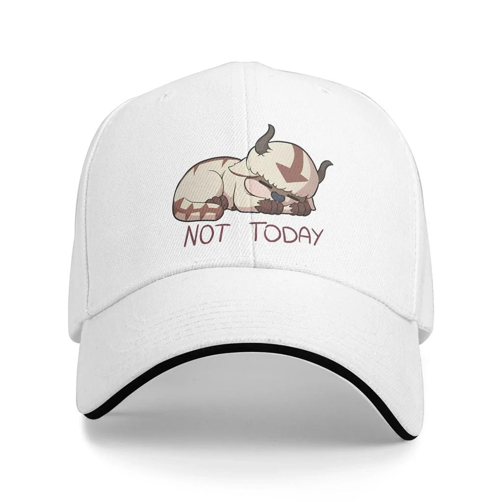 aAppa Not Today Baseball Caps Retro The Last Airbender Sandwich Caps for Men Women Breathable Sun Hat Sport