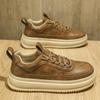 Autumn shoes lightweight soft sole comfortable casual board shoes autumn platform shoes winter high-end two cotton shoes
