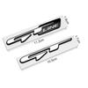 AABJC1 3D Car GT line Design Fender Rear Trunk body Emblem Badge sticker For Peugeot For Kia K9 Forte Ceed Cerato RIO K3 K5 Accessories
