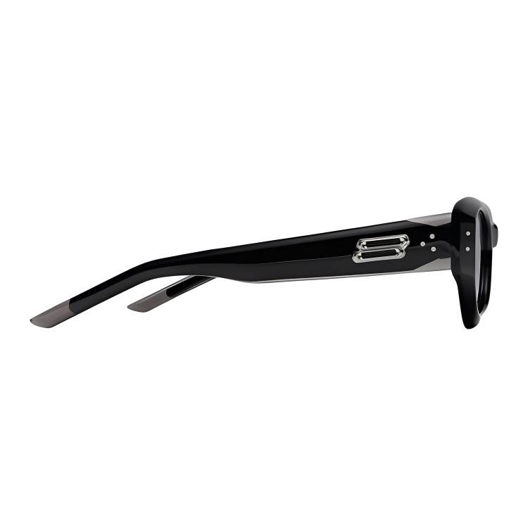 Gentle Monster Logo Irregular Shape Sunglasses Unisex Sunglasses Black BENVEN-01