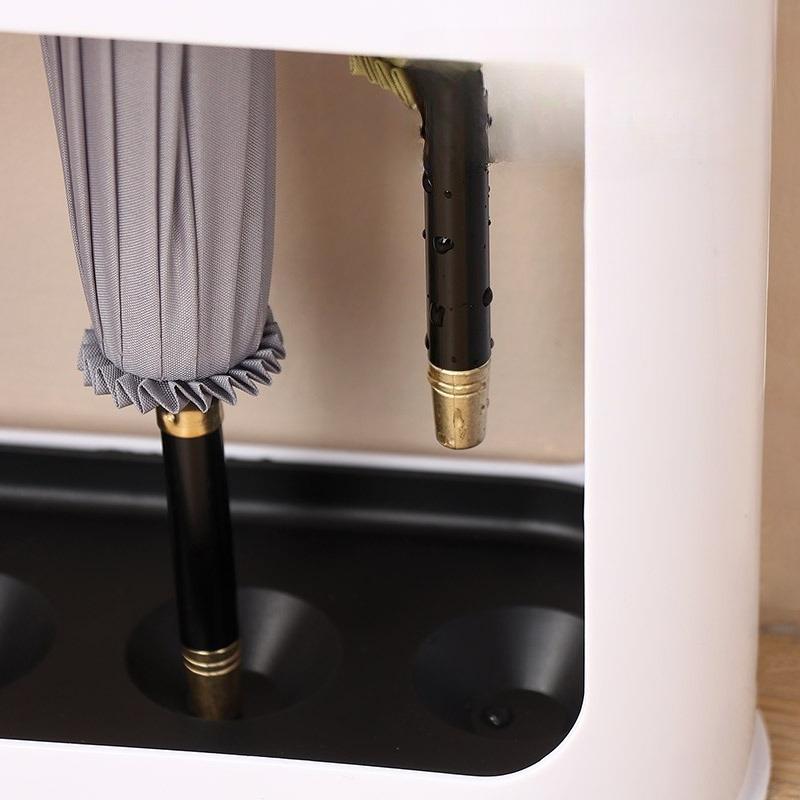 Umbrella Rack with Removable Freestanding Organizer for Umbrella Cane Walking Stick, Stored 4 Umbrellas, Ideal for Home Office
