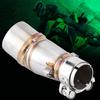 Motorcycle Slip On Exhaust Middle Link Pipe Adapter Connector for Z250 Ninja 250 13‑16