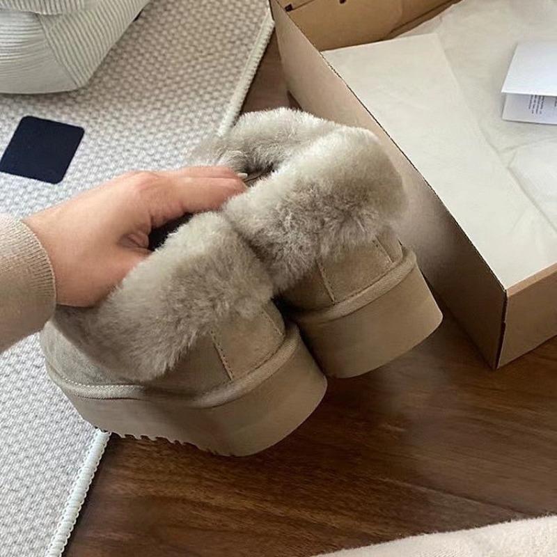 High-top Snow Boots for Women, Padded Women's Shoes, New Style Shoes, Low-top Cotton Shoes