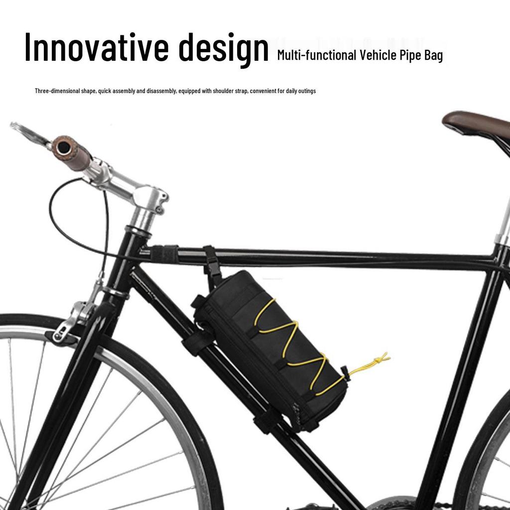 Multi-Functional Waterproof Handlebar & Shoulder Bag for Mountain Biking