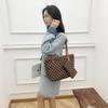 2024 Retro Plaid Women's Two-Piece Large Capacity Handbag Set