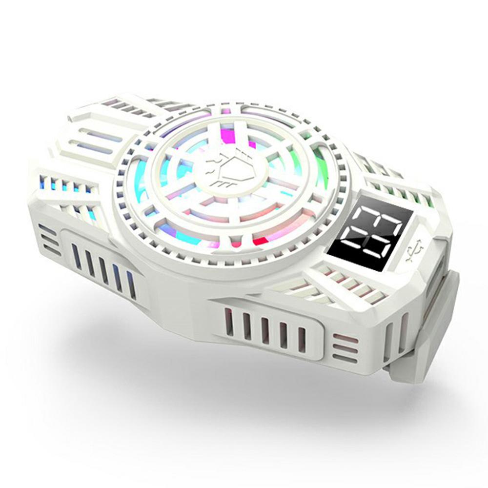 S06 Semiconductor Mobile Phone Radiator Colorful Light Smartphone Gaming Heat Dissipation Cooler