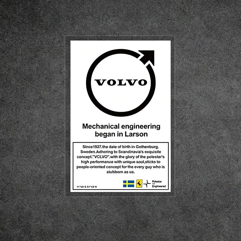 JDM Car Window Static Cling Sticker Waterproof Windshield Side Window Decal for Volvo XC60 XC90 S60 S90 XC40 Auto Accessories