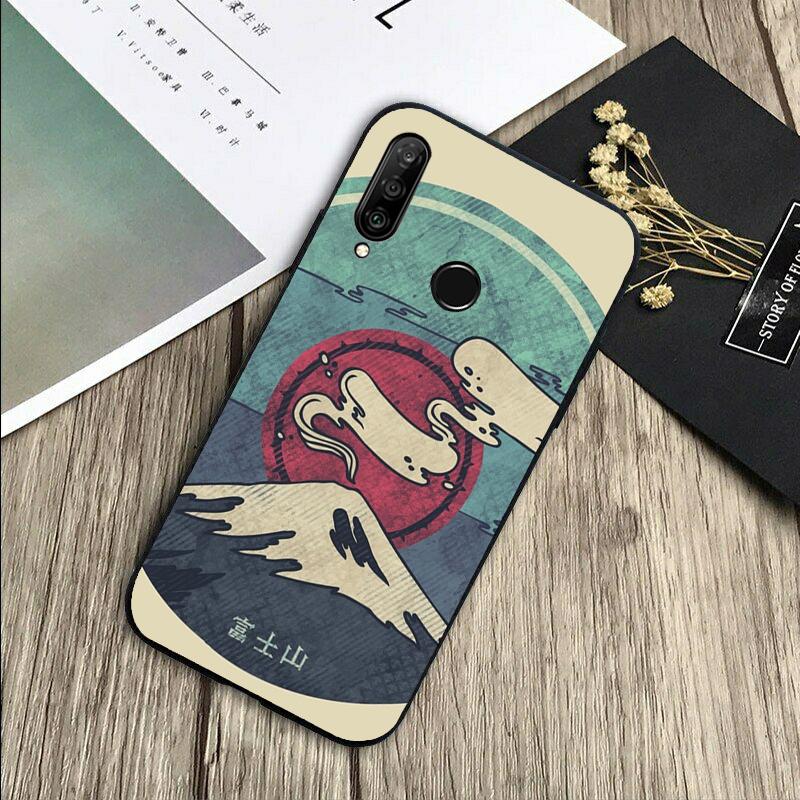 

Japanese art Mount Fuji For Huawei Nova 5T 9 10 SE 7i 8i 11i 12i Y73 Y90 Y70 Y72 Y61 Y91 P60 Pro P40 P30 Lite Case Huawei Nova Y70