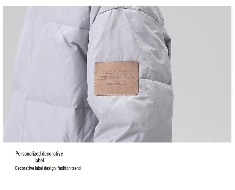 25th Anniversary Unisex Hooded Down Jacket - Winter Casual Style