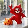 Halloween Ornament, Ghost Pumpkin Matte Texture Figure, 3D Printed Halloween Decoration for Desktop Bedroom Car Display