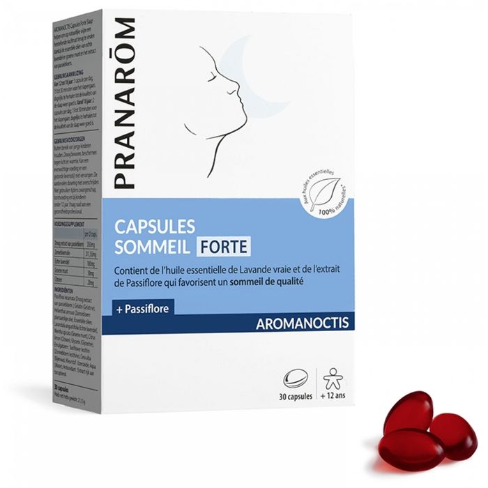 Pranarom Aromanoctis Sommeil Forte Bio 30 kapsułek