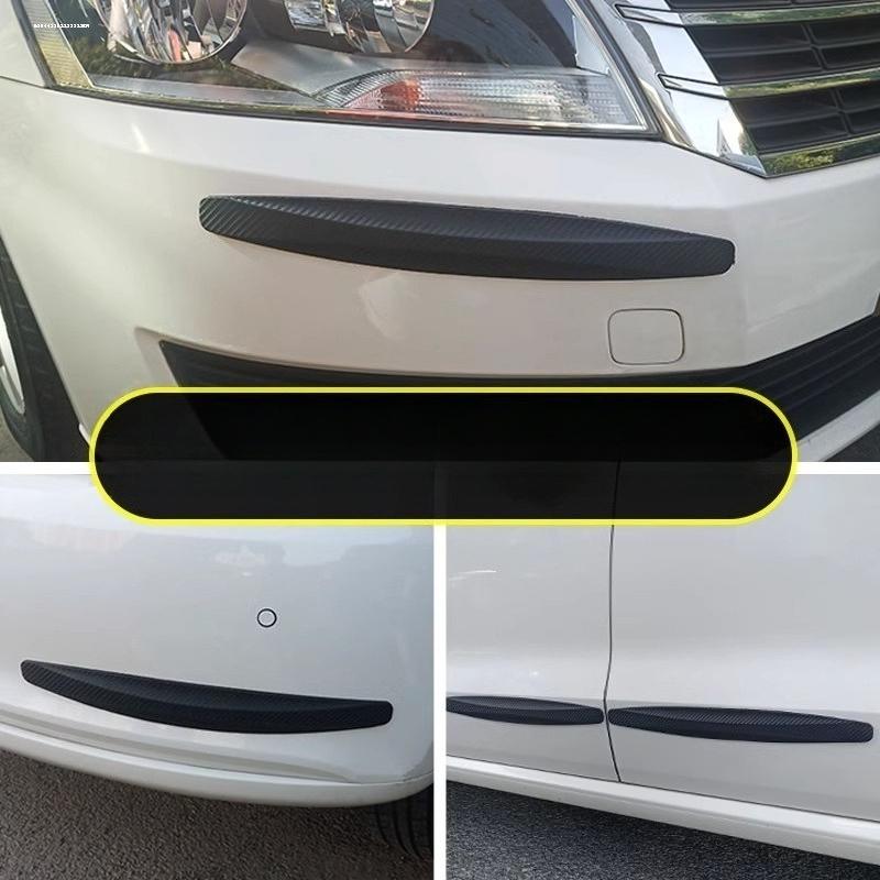 Widen Protective Rubber Strips for Car Front and Rear Bumpers, Designed To Prevent Collisions, Scratches, and Friction