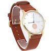 TRIWA Falken Men's and Women's Unisex Watch with Small Seconds, White and Brown Leather Strap, FAST113-CL010213 [Parallel Import]