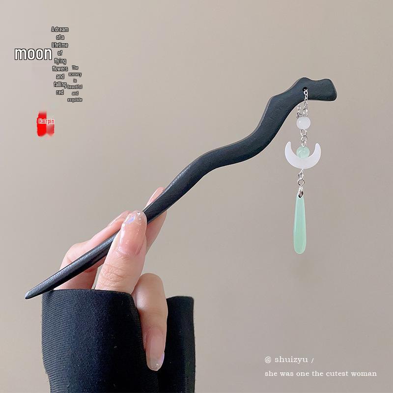 Vintage-inspirierte High-End Quasten-Haarnadel für Hanfu- und Cheongsam-Frisuren