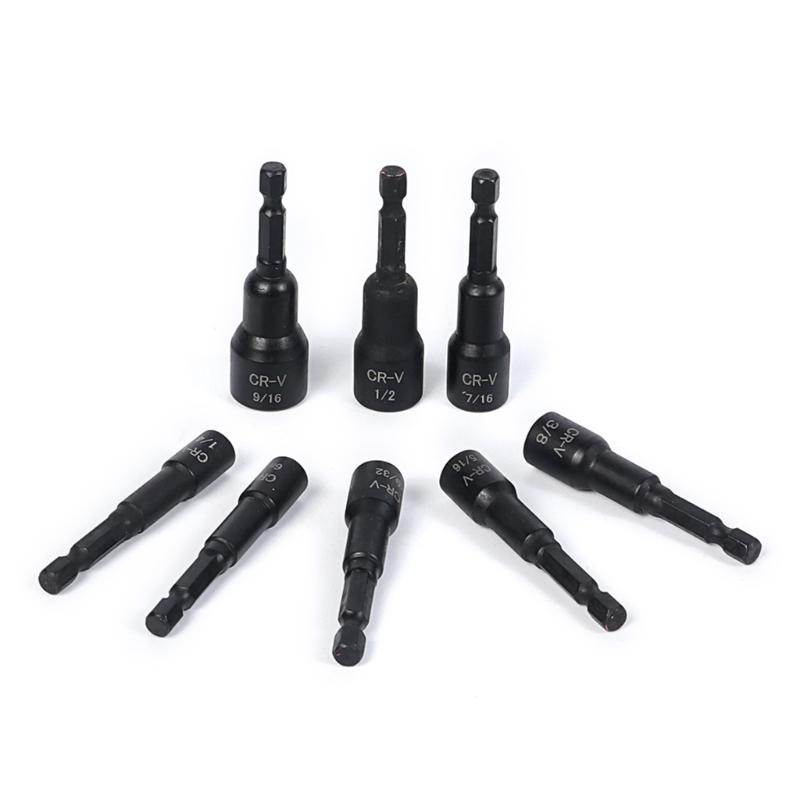 15Pcs Powerful Socket Inner Hexagonal Wrench Hexagonal Handle Screwdriver Extension Rod Pneumatic Screwdriver Insert