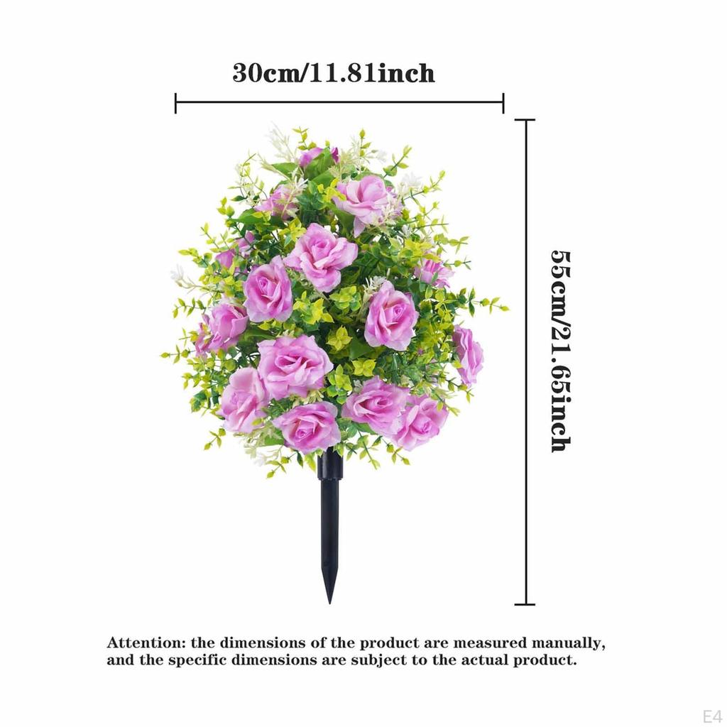 Artificial Commemorative Flower with A False Stake -based Plant at The Table of