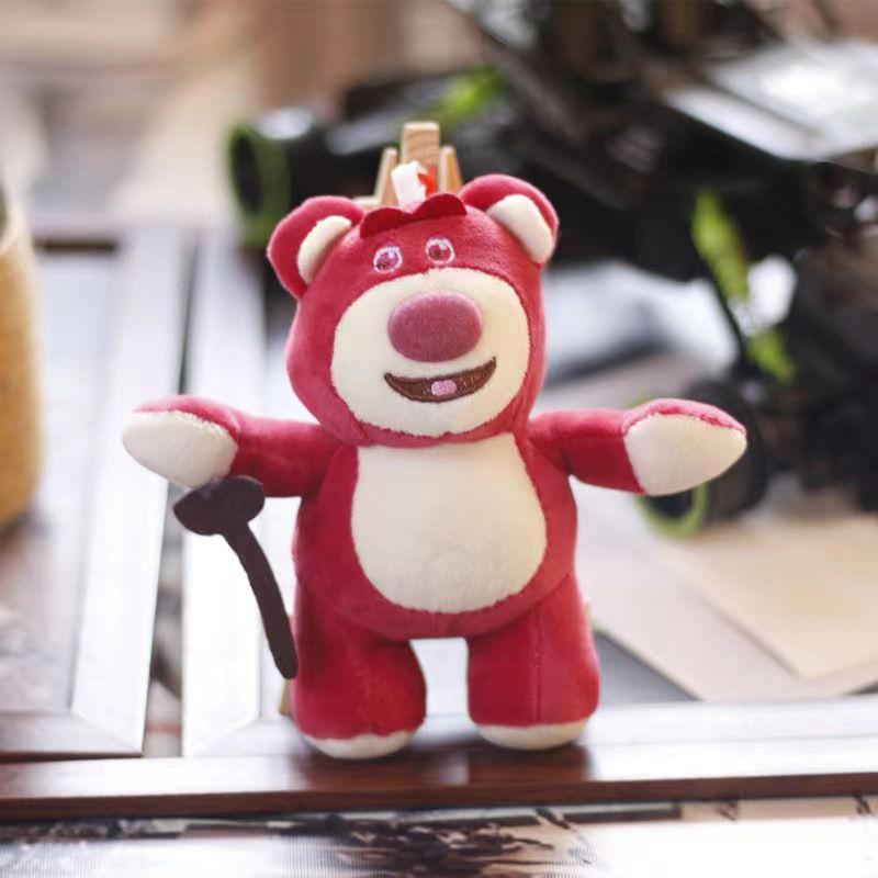 Cute Lotso Strawberry Bear Plush Pendant For Toy Story Fans