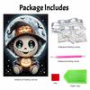 Halloween pearl painting pumpkin witch art kit handmade diy home decorations