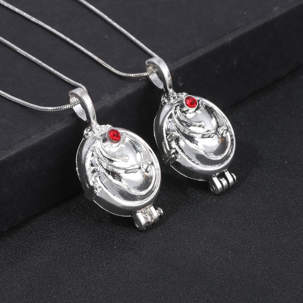 The Vampire Diaries Necklace Elena Gilbert Fashion Vervain Verbena Pendant Photo Locket Jewelry Men Women Christmas Party Gifts