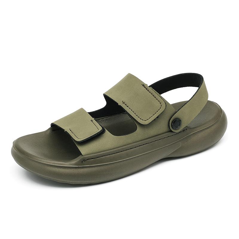 Men s Fashion Double Buckle Slide Sandals Lightweight Shock Absorbing Outdoor Casual Summer Walking Sandals 38