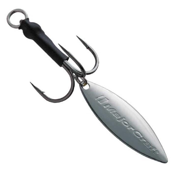 Major Craft Easy Blade Treble Normal (Willow) Silver BLADE-T-HOOKN #4