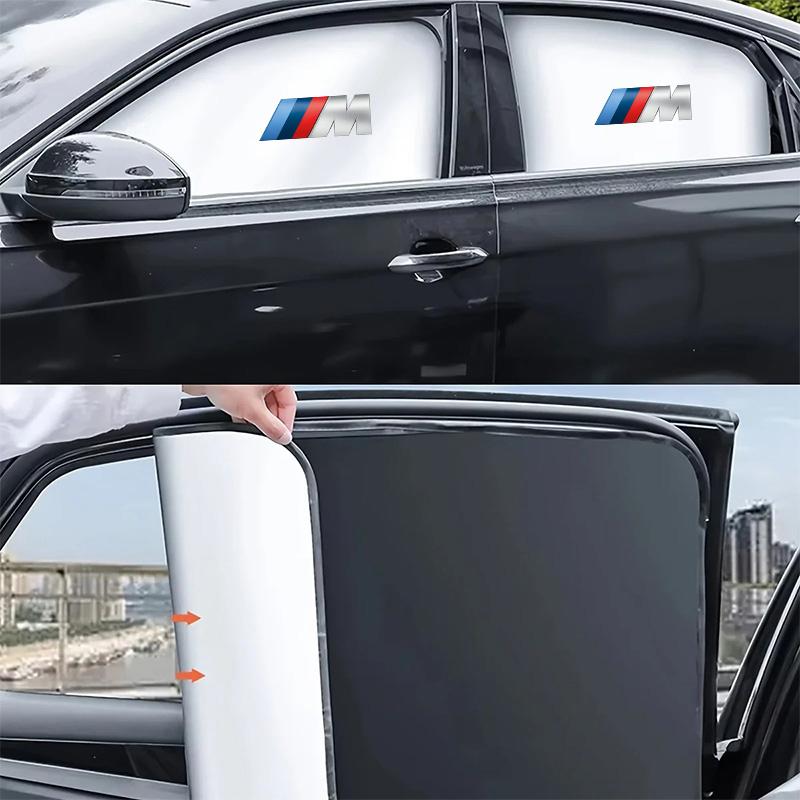 Car Windshield Sun Shade Cover Side Window Sun Visor Protection Curtains For BMW M M3 M5 X1 X3 X5 X6 E46 E39 E36 E60 Accessory jvsh88