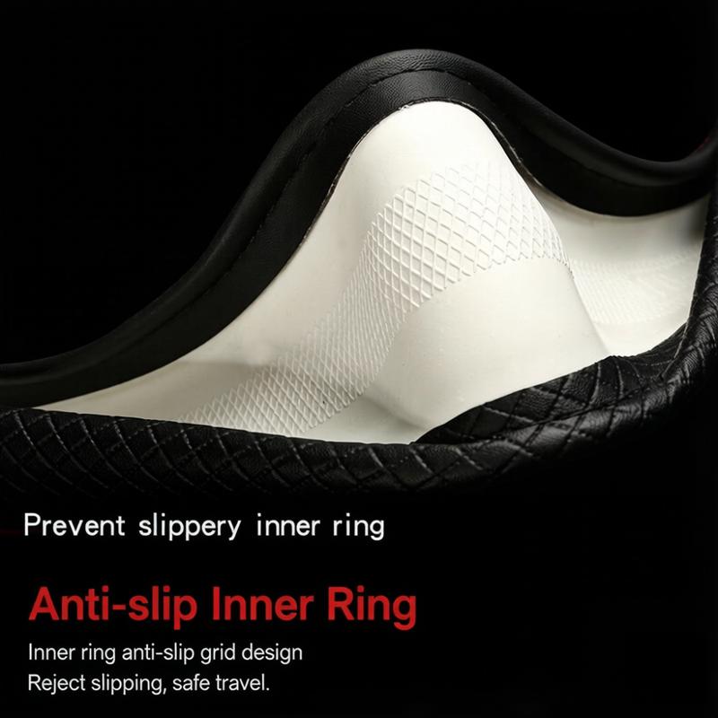 Car Leather Steering Wheel Universal Non-Slip and Wear-Resistant Steering Wheel
