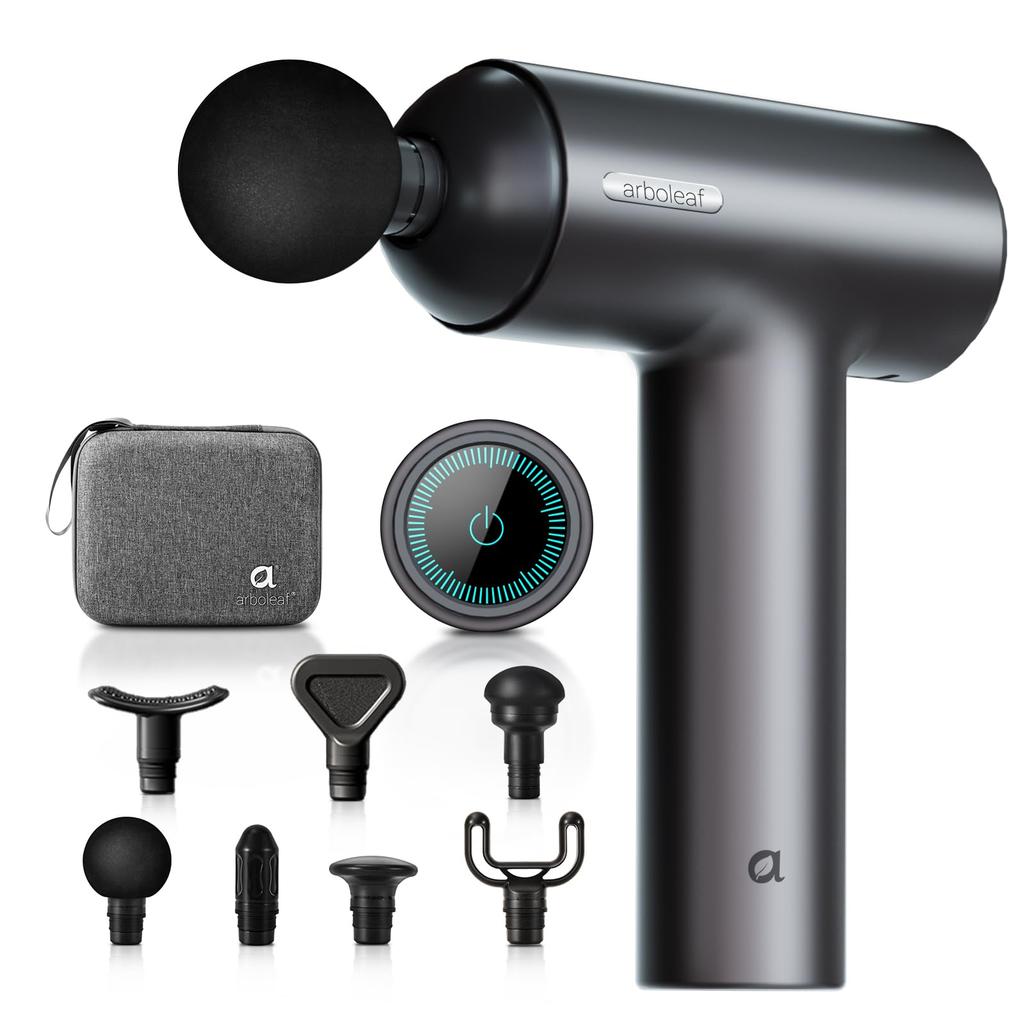 arboleaf Myofascial Release Gun Handy Gun with Touch 10mm Maximum Speed 3200 Times Per 6 7 Full Body High Quiet Portable Case Perfect New Warranty