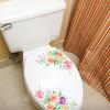 Peony Flower Wall Stickers Home Decoration Wallpaper Vinyl Wall Stickers Children Living Room Toilet Refrigerator Stickers LS