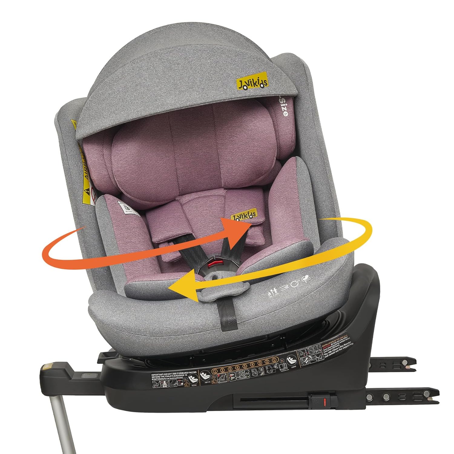 Jovikids 360 grādos rotējošs bērnu sēdeklis