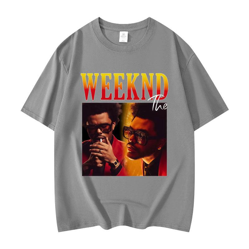 Rapper The Weeknd Graphic T Shirts Unisex Women Clothing Hip Hop Fashion Short Sleeve T Shirt High Quality Cotton Oversized Tshirt