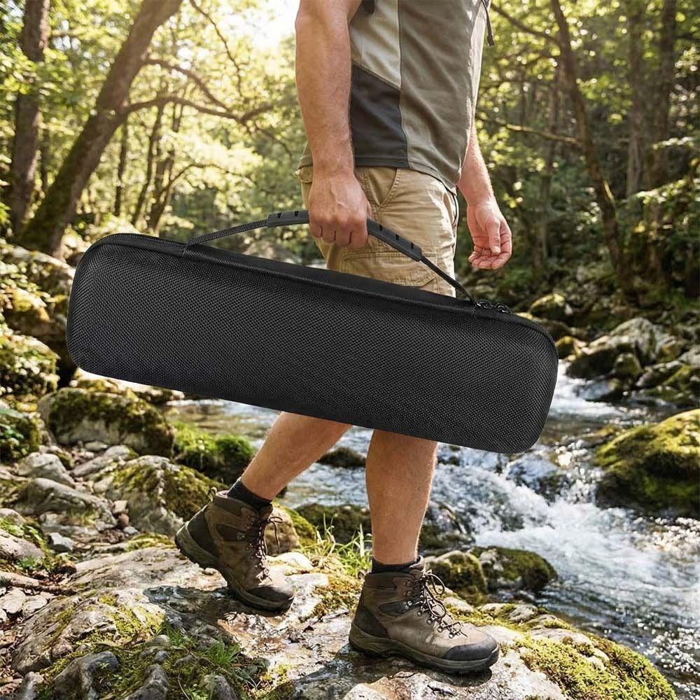 Hard Shell Fishing Tackle Bag Double Zipper Carry Bag for Rod Fishing Rod Bag  Fishing Tools