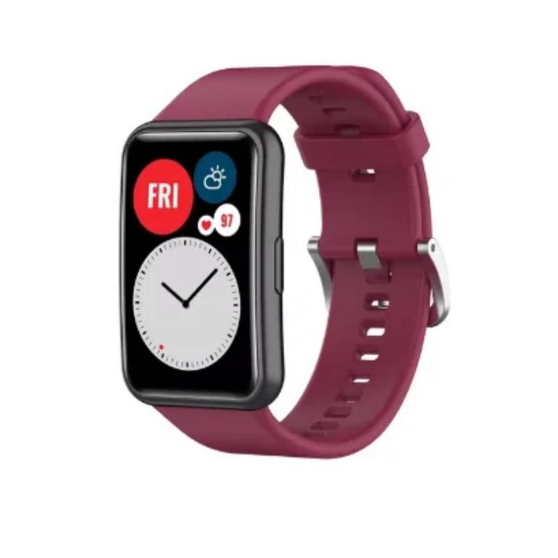 Sport band for Huawei Watch Fit TIA-B09 strap Replacement Silicone Bracelet Smart Accessorie for huawei watch fit band with tool